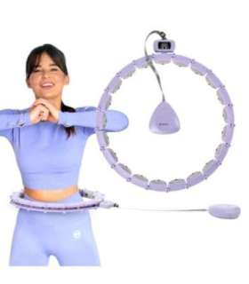 HHM14 hulahoop — violetne, magnetiline, kaaluga ja loenduriga (HMS)