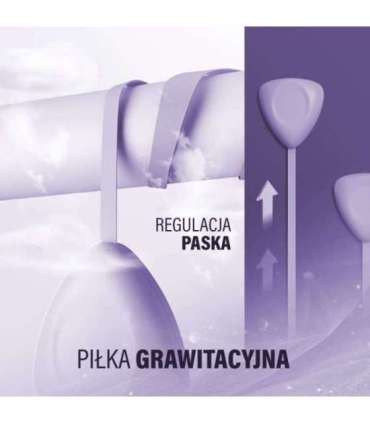 HHM14 хула-хуп — фиолетовый, магнитный, с утяжелением и счётчиком (HMS)