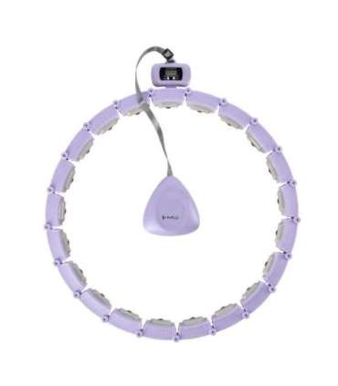 HHM14 хула-хуп — фиолетовый, магнитный, с утяжелением и счётчиком (HMS)