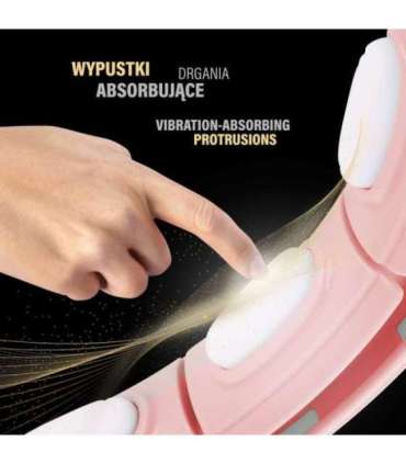 HHM15 розовый магнитный хула-хуп с утяжелением HMS