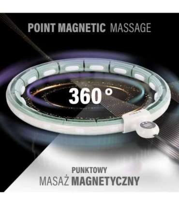 HHM15 HULA HOOP GREEN MAGNETIC WITH WEIGHT HMS