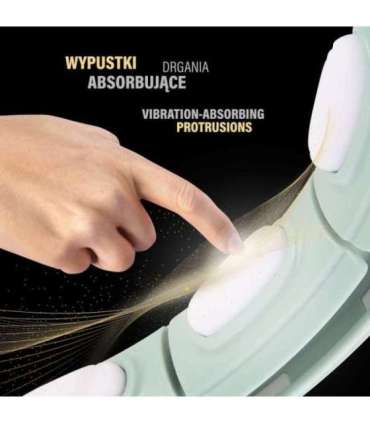 HHM15 HULA HOOP GREEN MAGNETIC WITH WEIGHT HMS