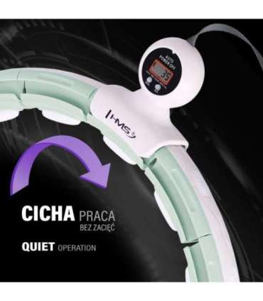 HHM15 HULA HOOP GREEN MAGNETIC WITH WEIGHT HMS