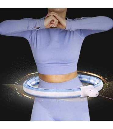 HHM15 магнитный хула-хуп с утяжелителем, синий, HMS