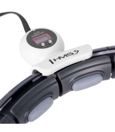 HHM15 черный магнитный хула-хуп с утяжелителем и счетчиком HMS