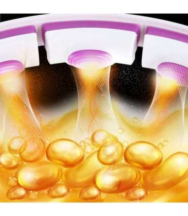 HHM17 хула-хуп белый/фиолетовый магнитный с утяжелителем и счётчиком HMS