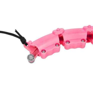 OHA02 хула-хуп розовый с утяжелителем One Fitness