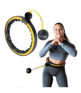 HHM21 hularõngas must/kollane, magnetiline koos kaaluga ja loenduriga HMS