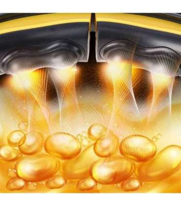 HHM21 хула-хуп чёрный/жёлтый, магнитный, с утяжелителем и счётчиком HMS