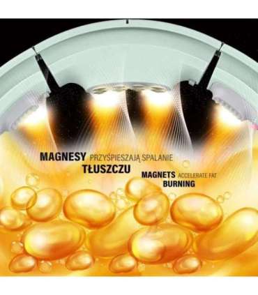 Набор: магнитный хула-хуп, зелёный (HHM13) с утяжелителем + счётчиком (HMS) + поддерживающий пояс BR163, красный