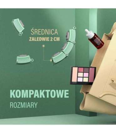 Набор: магнитный хула-хуп, зелёный (HHM14) с утяжелителем + счётчик HMS + поддержка для талии BR163 (чёрная)