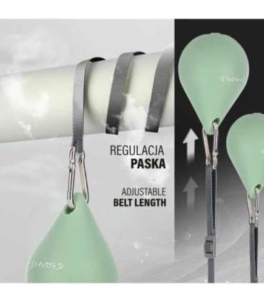 SET HULA HOOP MAGNETIC GREEN HHM15 WITH WEIGHT + COUNTER HMS + WAIST SUPPORT BR163 RED