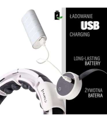 SET HULA HOOP MAGNETIC WHITE HHM16 WITH WEIGHT + COUNTER HMS + WAIST SUPPORT BR163 BLACK