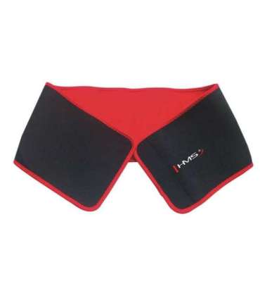 SET HULA HOOP HHW01 BLACK WITH WEIGHT HMS + WAIST SUPPORT BR163 RED