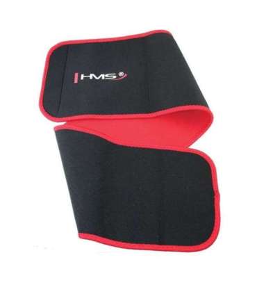 SET HULA HOOP HHW01 BLACK WITH WEIGHT HMS + WAIST SUPPORT BR163 RED