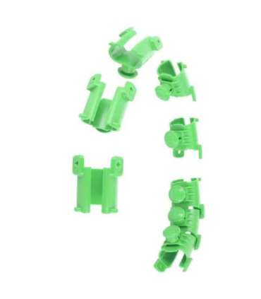 Набор: обруч HULA HOOP HHW01 (зелёный, с утяжелителем HMS) и поддержка талии BR163 (красная)