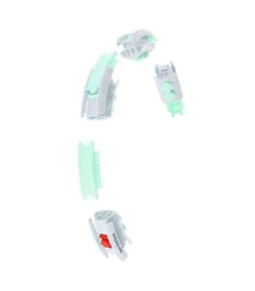 Набор хула-хуп HHW06, зелёный, с гравитационным шаром и счётчиком (HMS) + поясная поддержка BR163, чёрный