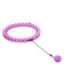 Набор Hula Hoop HHW12, фиолетовый с утяжелителем (HMS) + поддержка талии BR163, чёрная, плюс размер