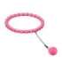 Набор хула-хуп OHA02, розовый, с утяжелителем — One Fitness + пояс для талии BR160