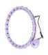 Набор хула-хуп OHA02, фиолетовый, с утяжелителем One Fitness и поясной поддержкой BR160