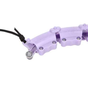 Набор хула-хуп OHA02, фиолетовый, с утяжелителем One Fitness и поясной поддержкой BR160