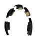 SET HULA HOOP HHM13 BLACK/GOLD WITH WEIGHT AND COUNTER HMS + WAIST SUPPORT BR163 BLACK ONE SIZE