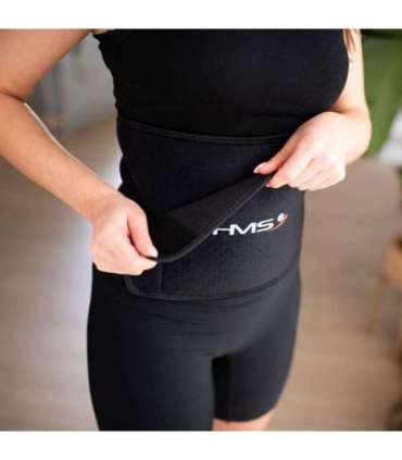 SET HULA HOOP MAGNETIC BLACK/PINK HHM16 WITH WEIGHT + COUNTER HMS + WAIST SUPPORT BR163 BLACK