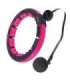 SET HULA HOOP MAGNETIC BLACK/PINK HHM16 WITH WEIGHT + COUNTER HMS + WAIST SUPPORT BR163 BLACK