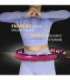 SET HULA HOOP MAGNETIC BLACK/PINK HHM16 WITH WEIGHT + COUNTER HMS + WAIST SUPPORT BR163 BLACK