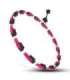 SET HULA HOOP MAGNETIC BLACK/PINK HHM16 WITH WEIGHT + COUNTER HMS + WAIST SUPPORT BR163 BLACK