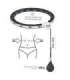 SET HULA HOOP MAGNETIC BLACK HHM15 WITH WEIGHT + COUNTER HMS + WAIST SUPPORT BR163 RED