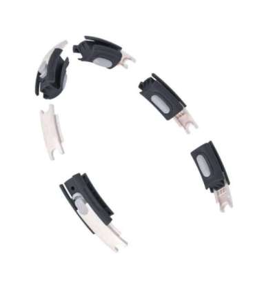 SET HULA HOOP MAGNETIC BLACK HHM15 WITH WEIGHT + COUNTER HMS + WAIST SUPPORT BR163 RED