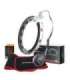 SET HULA HOOP MAGNETIC BLACK HHM15 WITH WEIGHT + COUNTER HMS + WAIST SUPPORT BR163 RED