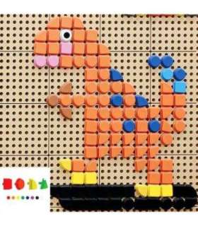 MASTERKIDZ Геометрические элементы 8 цветов 256 шт Аксессуары для STEM-досок