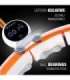 SET HULA HOOP MAGNETIC WHITE/ORANGE HHM21 WITH WEIGHT + COUNTER HMS + SLIMMING BELT BR1313