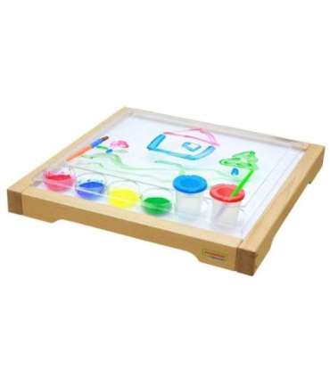MASTERKIDZ Kwadratowa Taca do Malowania Montessori