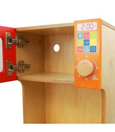 MASTERKIDZ puidust köögiriiul/kapp kööki + mikrolaineahi