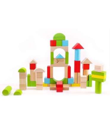 CLASSIC WORLD Деревянные кубики для детей, 50 шт.