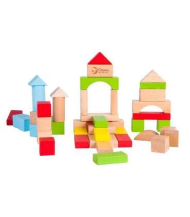 CLASSIC WORLD Деревянные кубики для детей, 50 шт.