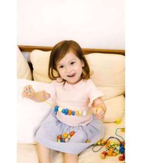 CLASSIC WORLD Puidust helmed nöörimiseks, 96 tükki