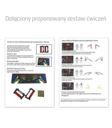 PU10R многофункциональный коврик для отжиманий HMS