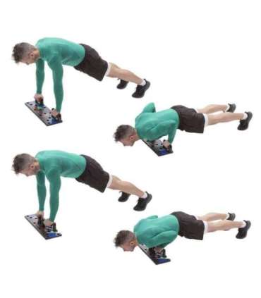 PU10R многофункциональный коврик для отжиманий HMS