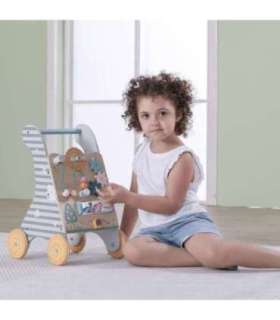 VIGA puidust hariv tõukemänguasi lastele