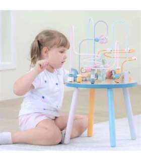 VIGA PolarB puidust Montessori hariduslik manipuleerimislaud — nöörimismäng