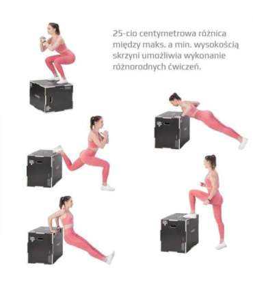 DSC02 Черный плиометрический тренажер для груди HMS