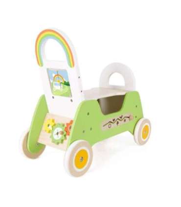 CLASSIC WORLD Деревянная каталка MONTESSORI 2-в-1