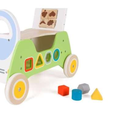 CLASSIC WORLD Деревянная каталка MONTESSORI 2-в-1