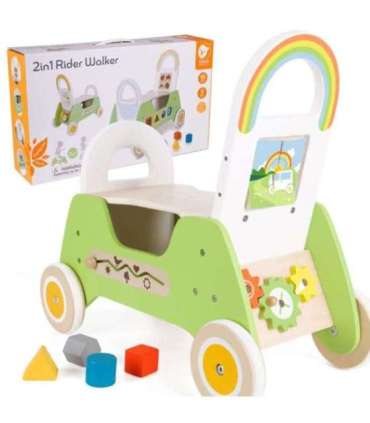 CLASSIC WORLD Деревянная каталка MONTESSORI 2-в-1