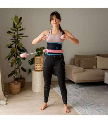 FH02 розовый хула-хуп с грузиком и счётчиком, в наличии