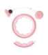 FH02 розовый хула-хуп с грузиком и счётчиком, в наличии